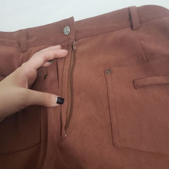 Marie Claire Brown Short Skirt - Picture 8 of 13